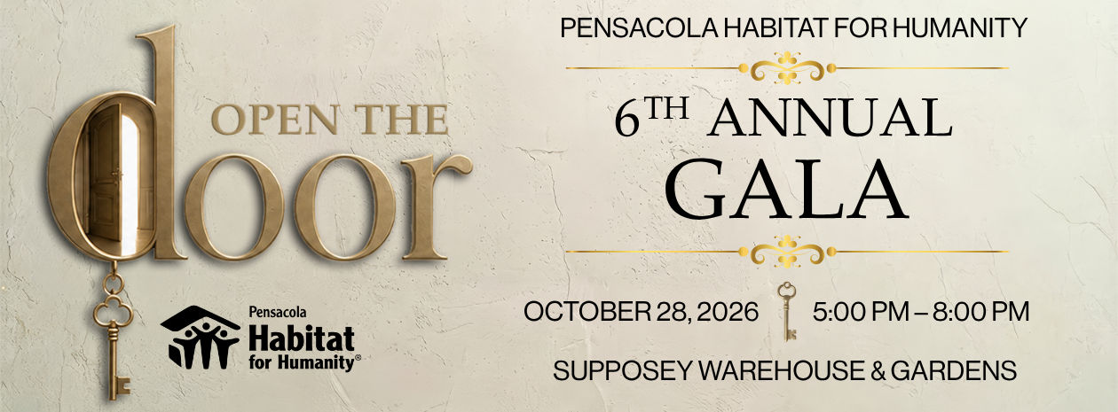 Pensacola Habitat 2026 Annual Gala "Open the Door"